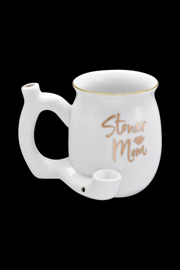 Roast & Toast "Stoner Mom" Ceramic Pipe Mug