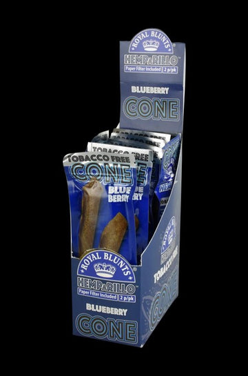 Blueberry - Royal Blunts Hemparillo Cones - 10 Pack