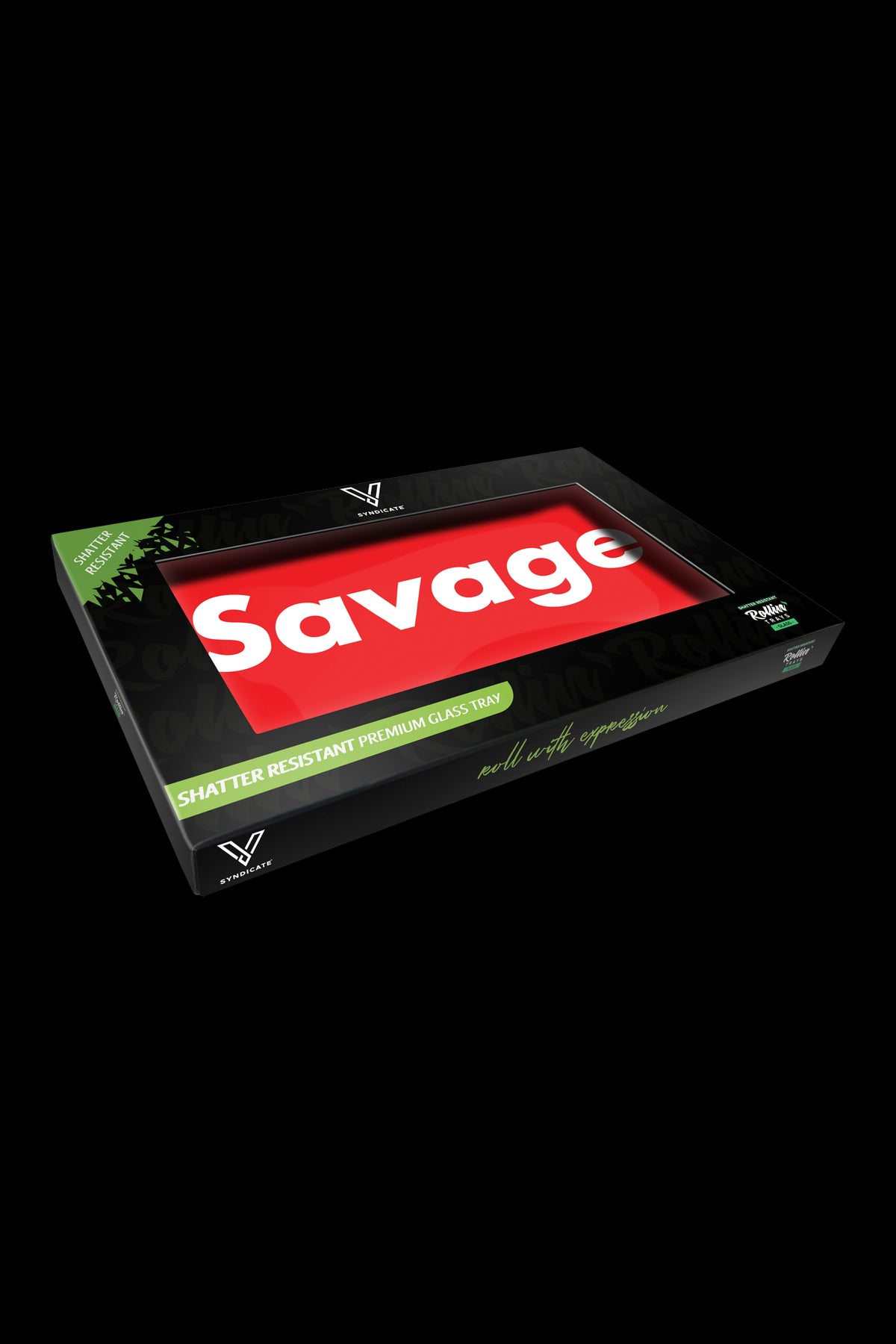 V Syndicate Glass Rolling Tray