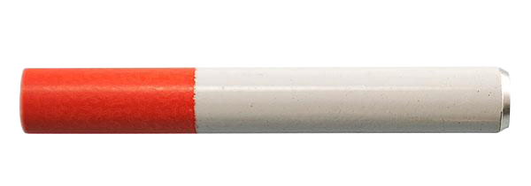 Close-up side view of the Small Standard Cigarette Tobacco Taster, showing its slender form against a plain white background.