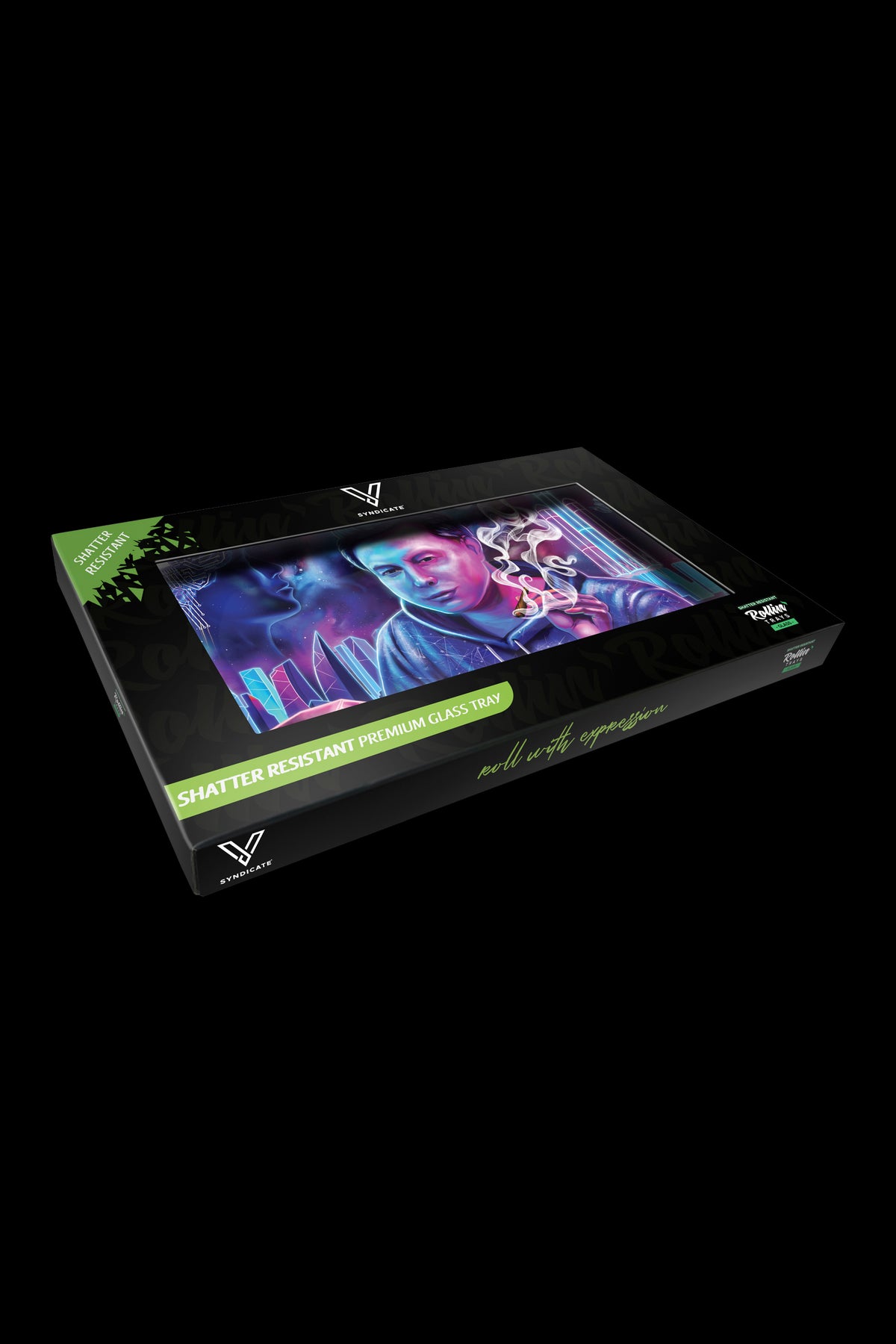 V Syndicate Glass Rolling Tray