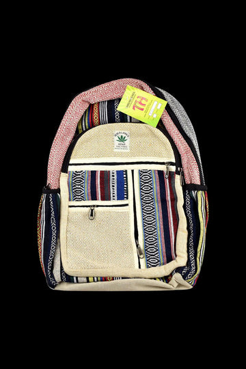 ThreadHeads Himalayan Hemp Multi-stripe Backpack