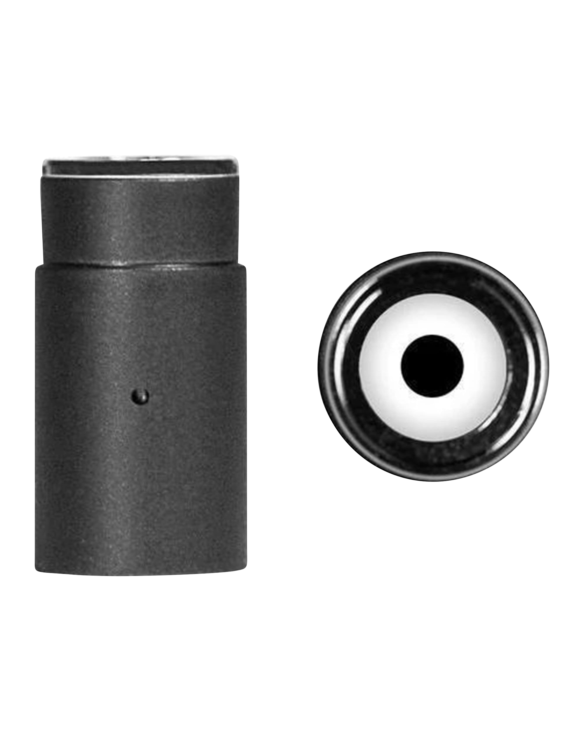 Close-up view of the Aurora Halo Ceramic Quartz Atomizer, showing its circular opening against a plain white background.