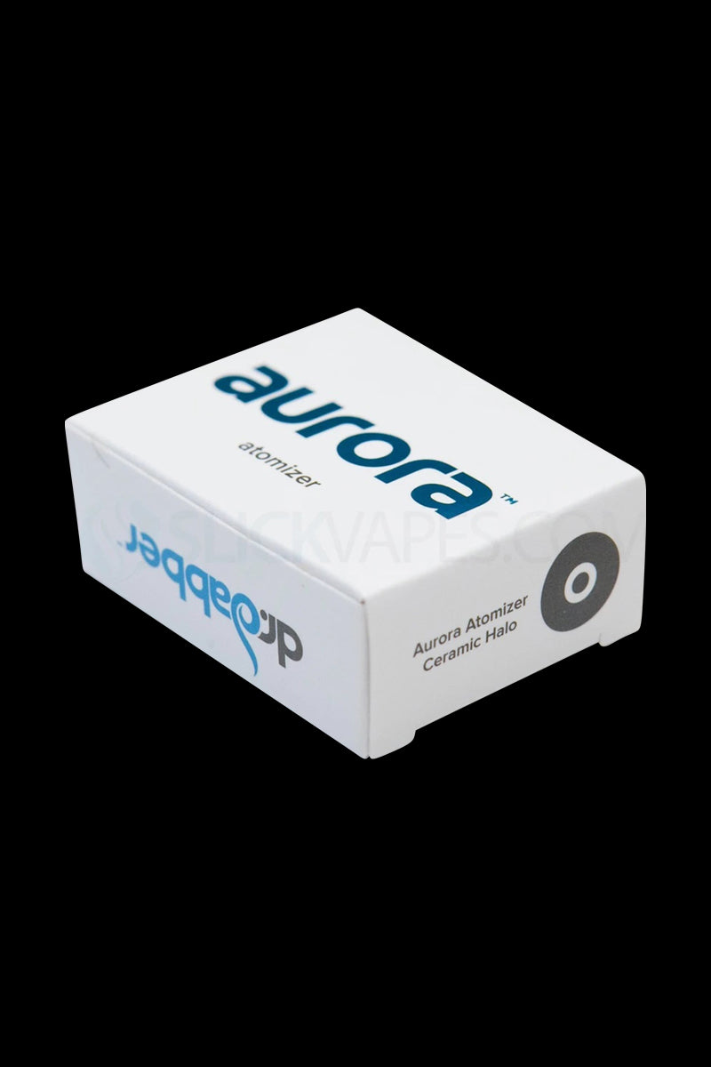 Front view of the Aurora Halo Ceramic Quartz Atomizer against a plain white background.