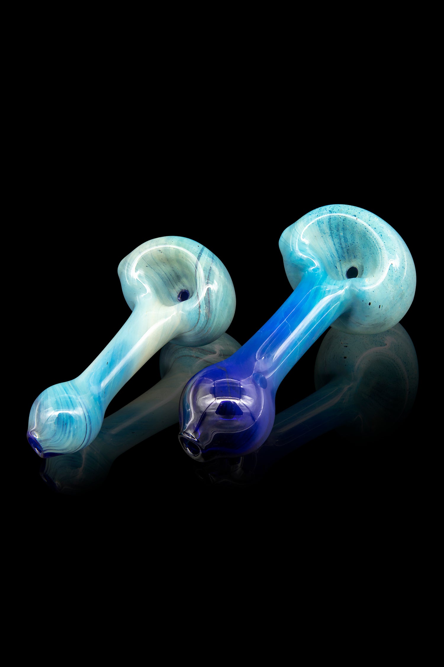 LA Pipes Fumed Galaxy Spoon - Once In A Blue Moon