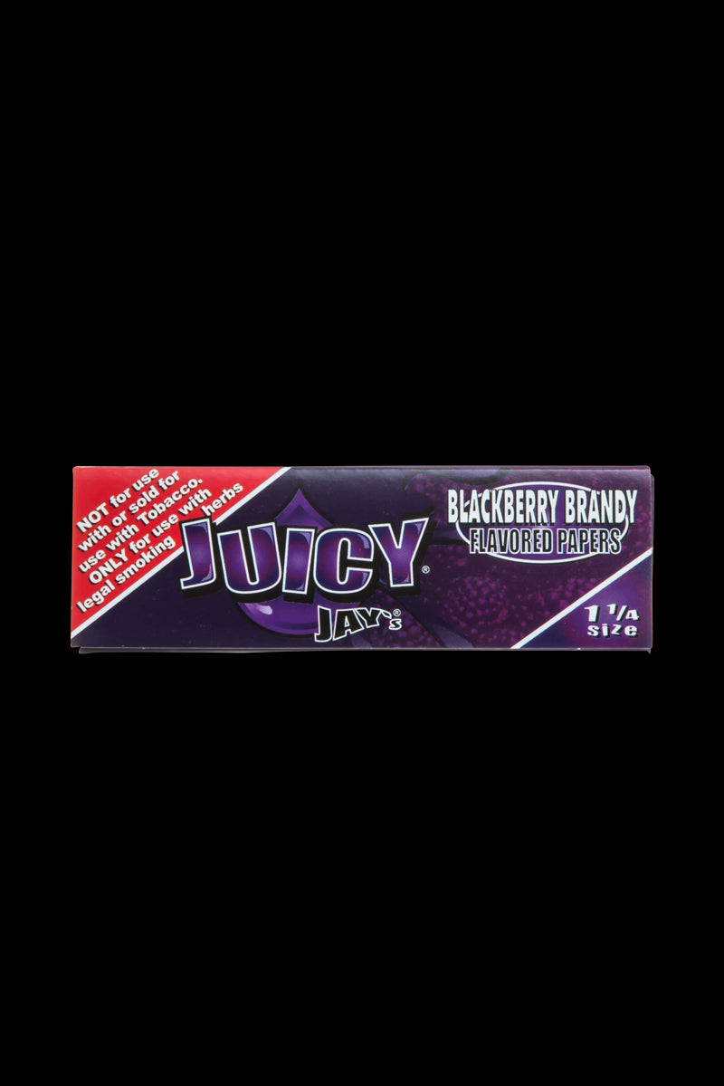 Close-up of Classic 1-1/4" Size Flavored Rolling Papers, showing the branded packaging with colorful designs and text.