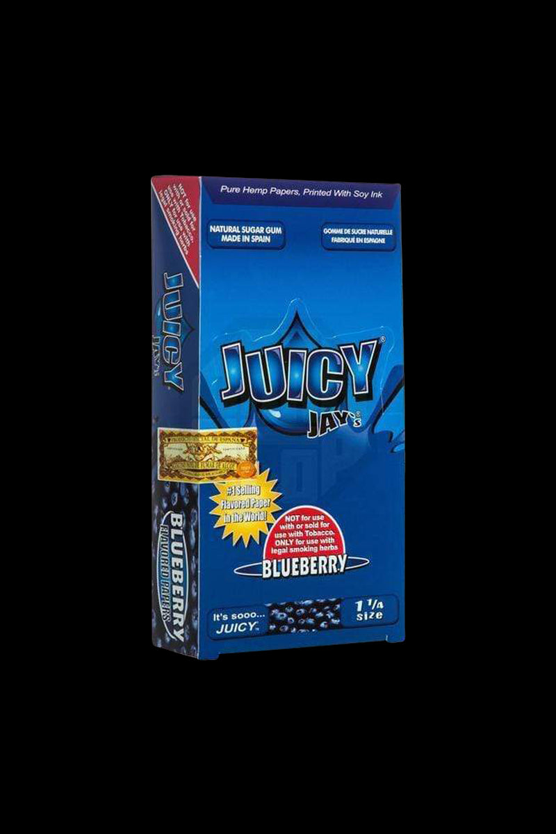 Classic 1-1/4" Size Flavored Rolling Papers package with vibrant branding, angled slightly against a plain white background.