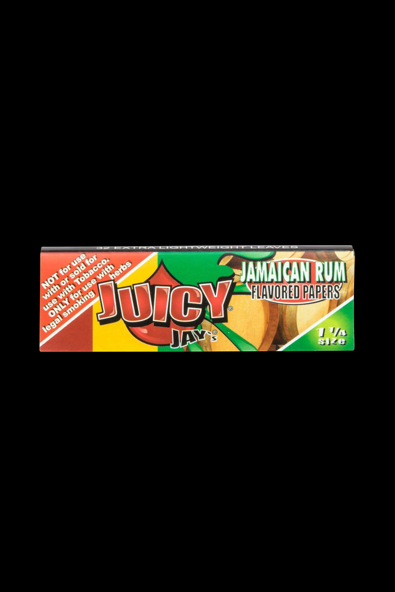 Front view of the Classic 1-1/4" Size Flavored Rolling Papers package with bold text and colorful branding.