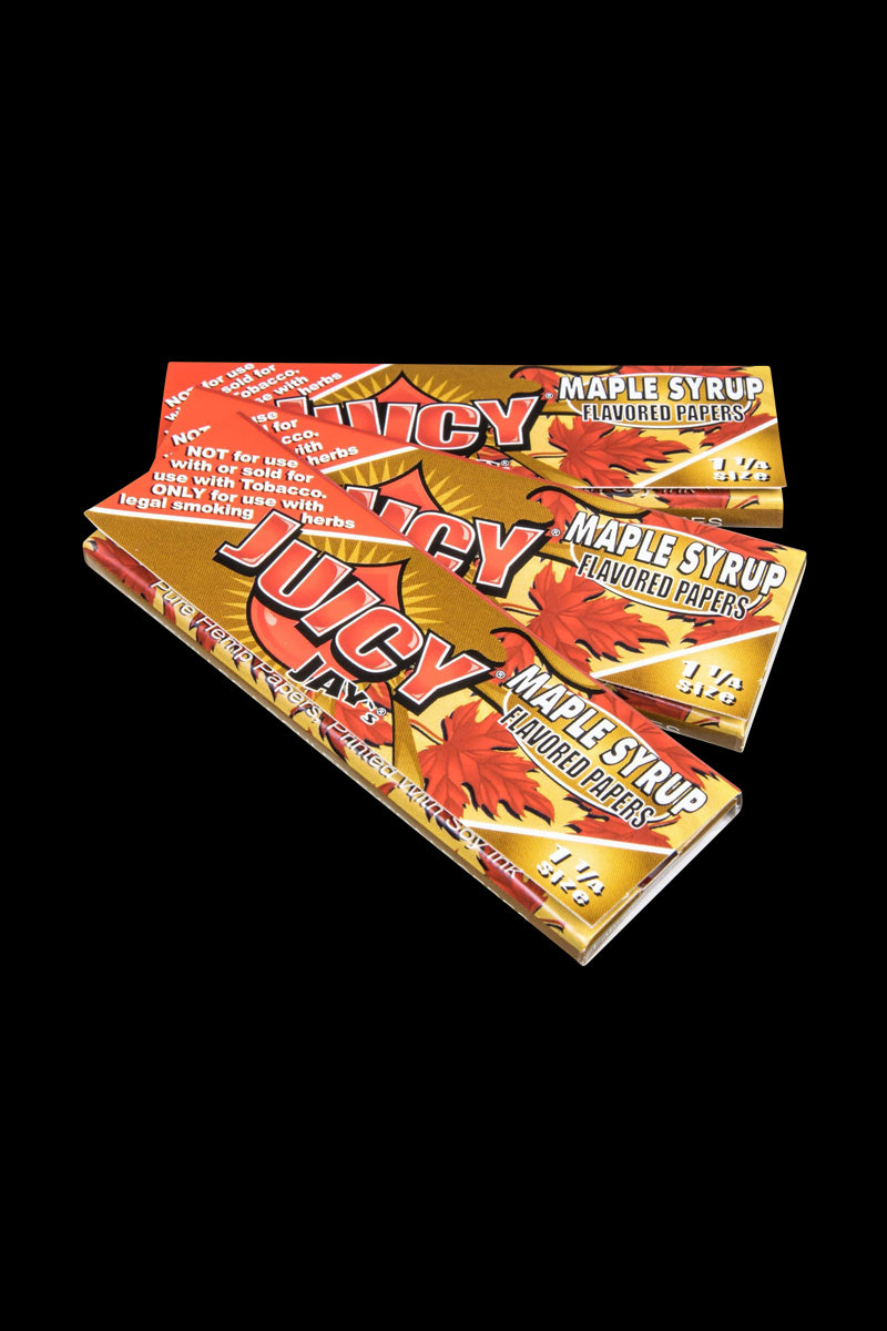 Front view of Classic 1-1/4" Size Flavored Rolling Papers package with bold graphics on a plain white background.