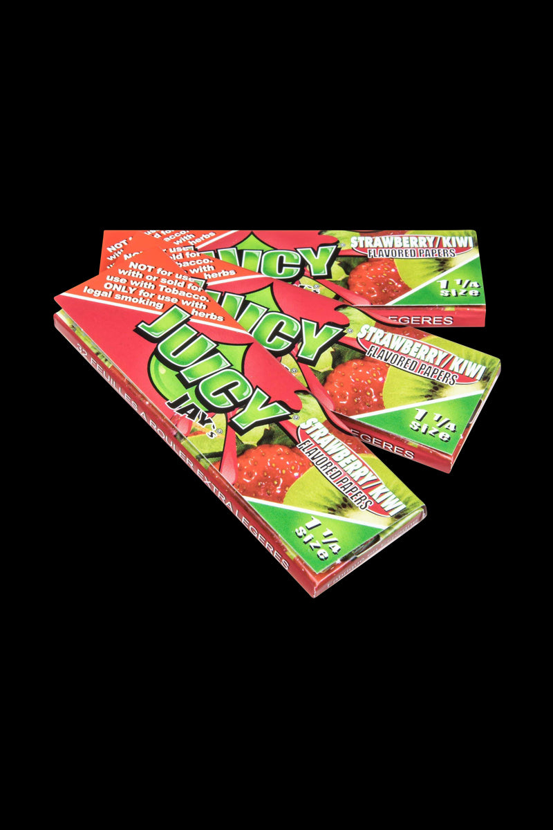 A close-up of the Classic 1-1/4" Size Flavored Rolling Papers package, showing the colorful brand design on a white background.