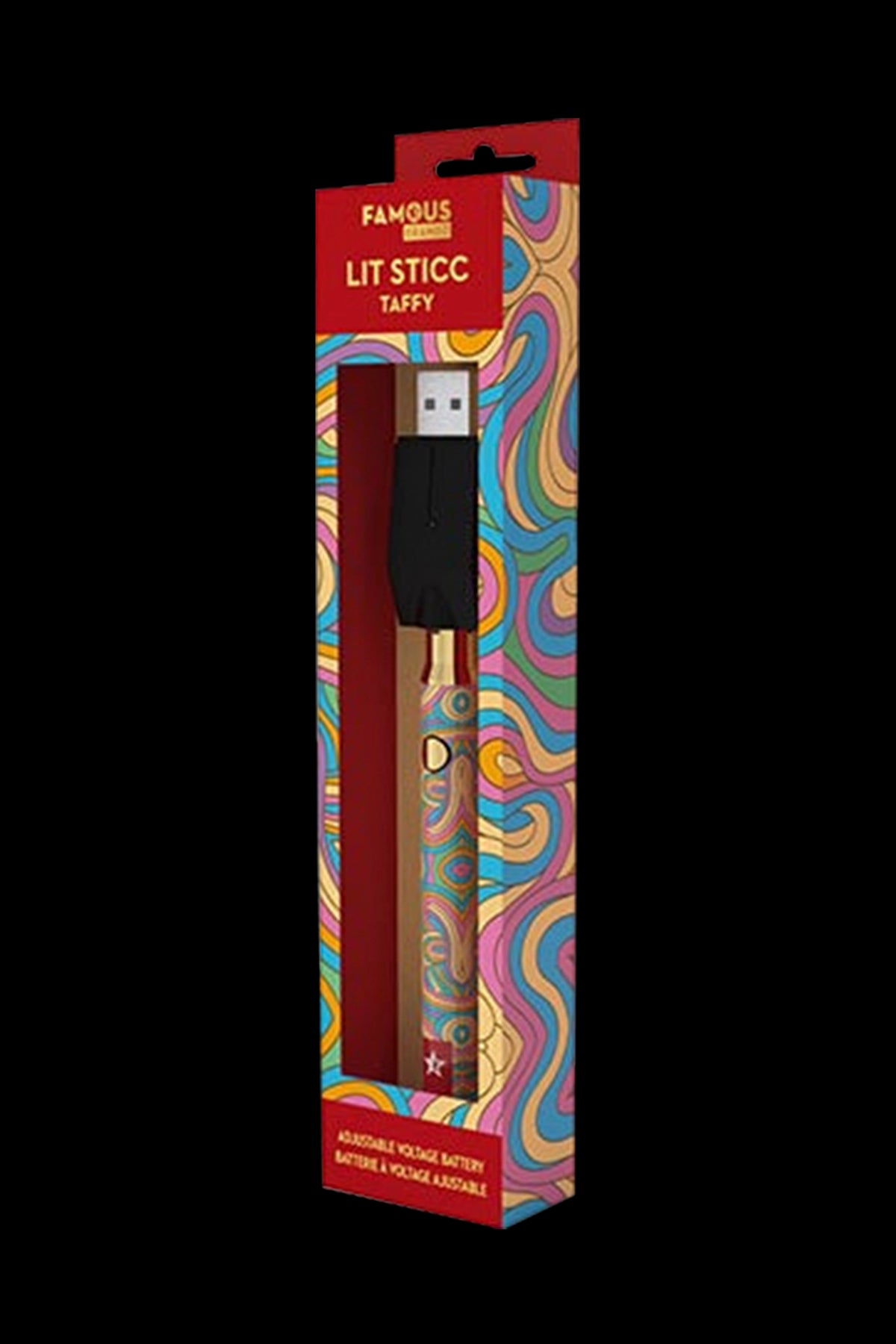 Famous Brandz Famous Design Lit Sticc Adjustable Voltage Battery - 24 Pack