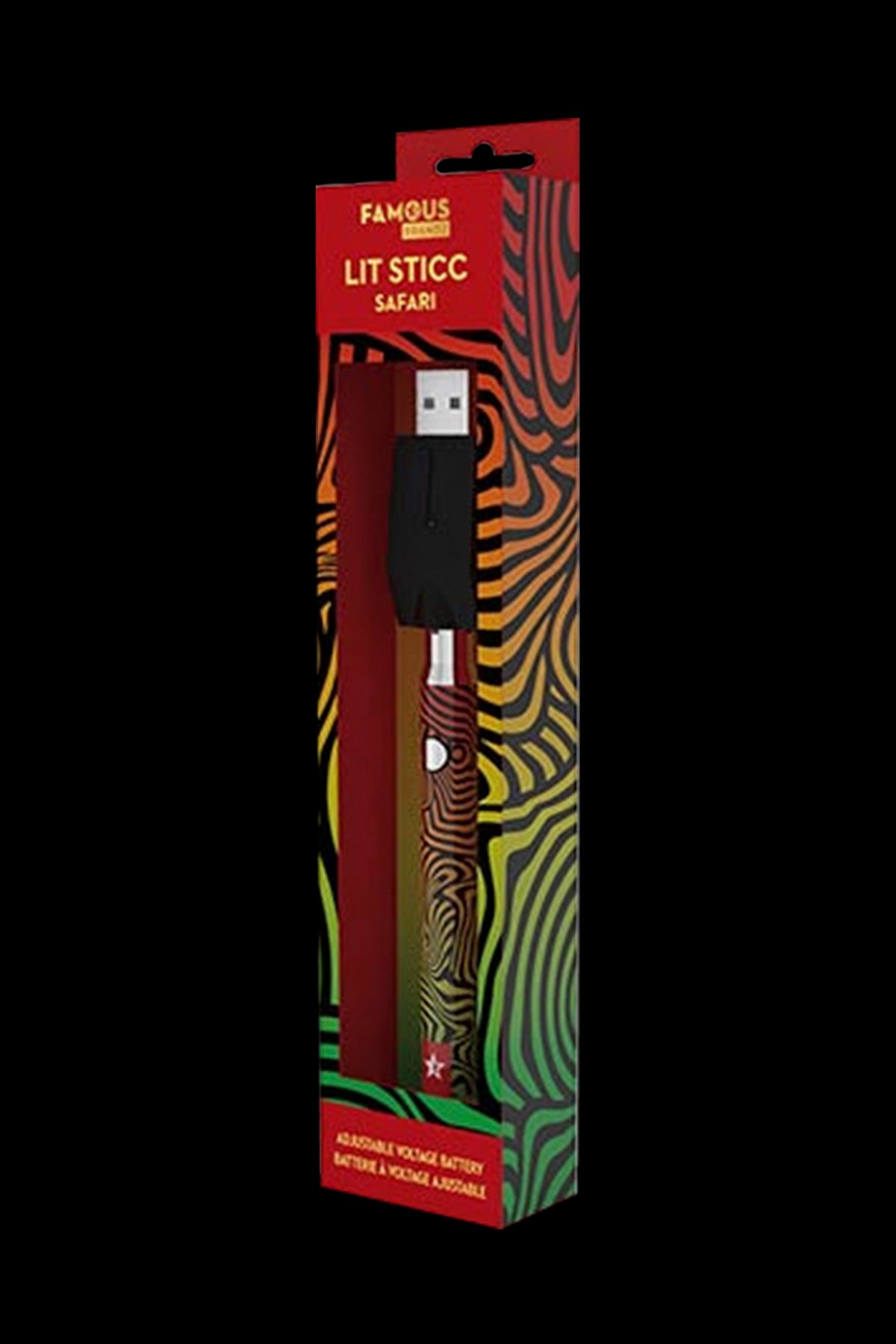 Famous Brandz Famous Design Lit Sticc Adjustable Voltage Battery - 24 Pack