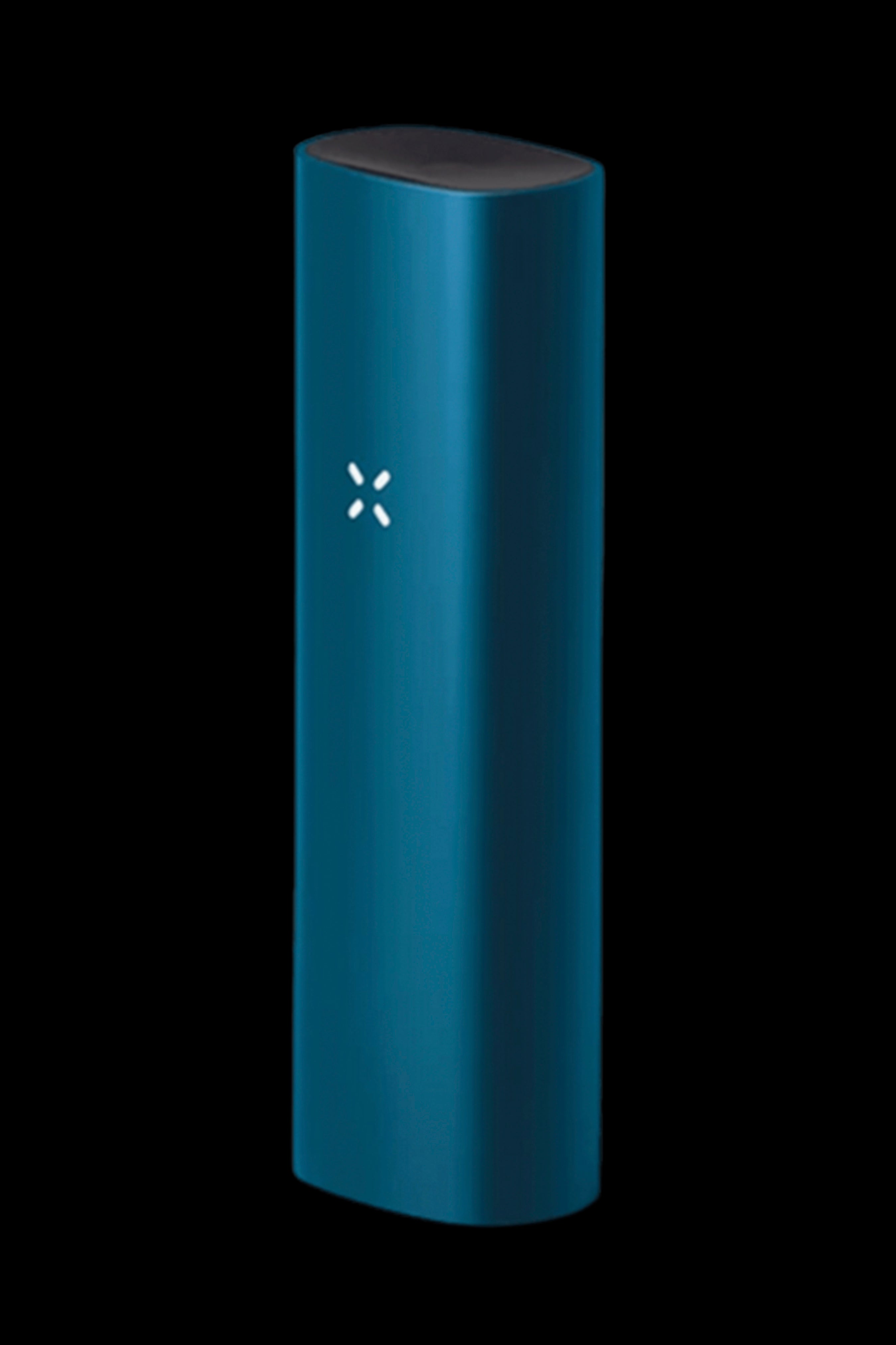 Teal-colored Pax Plus cannabis vaporizer.