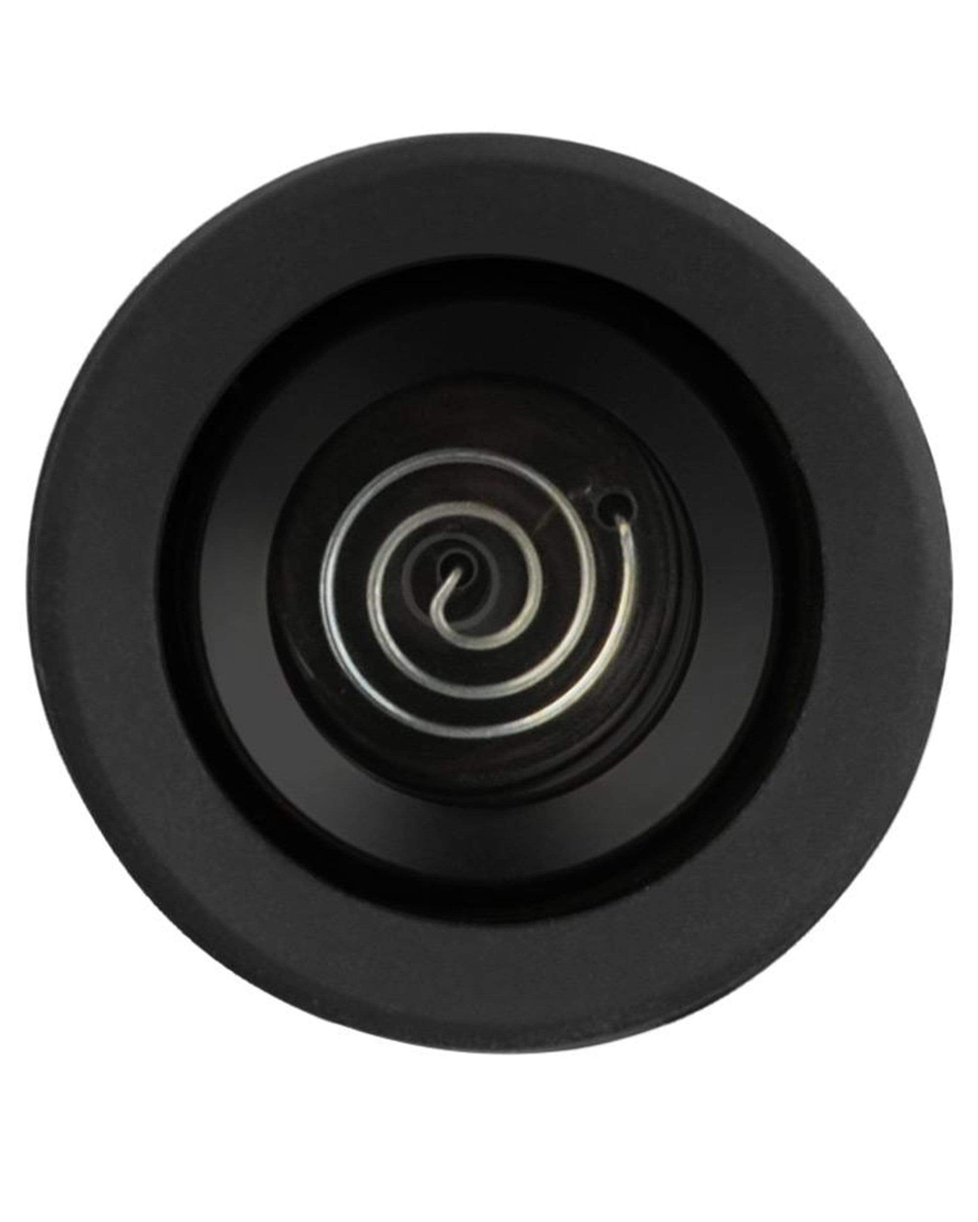 Black cannabis pipe bowl.