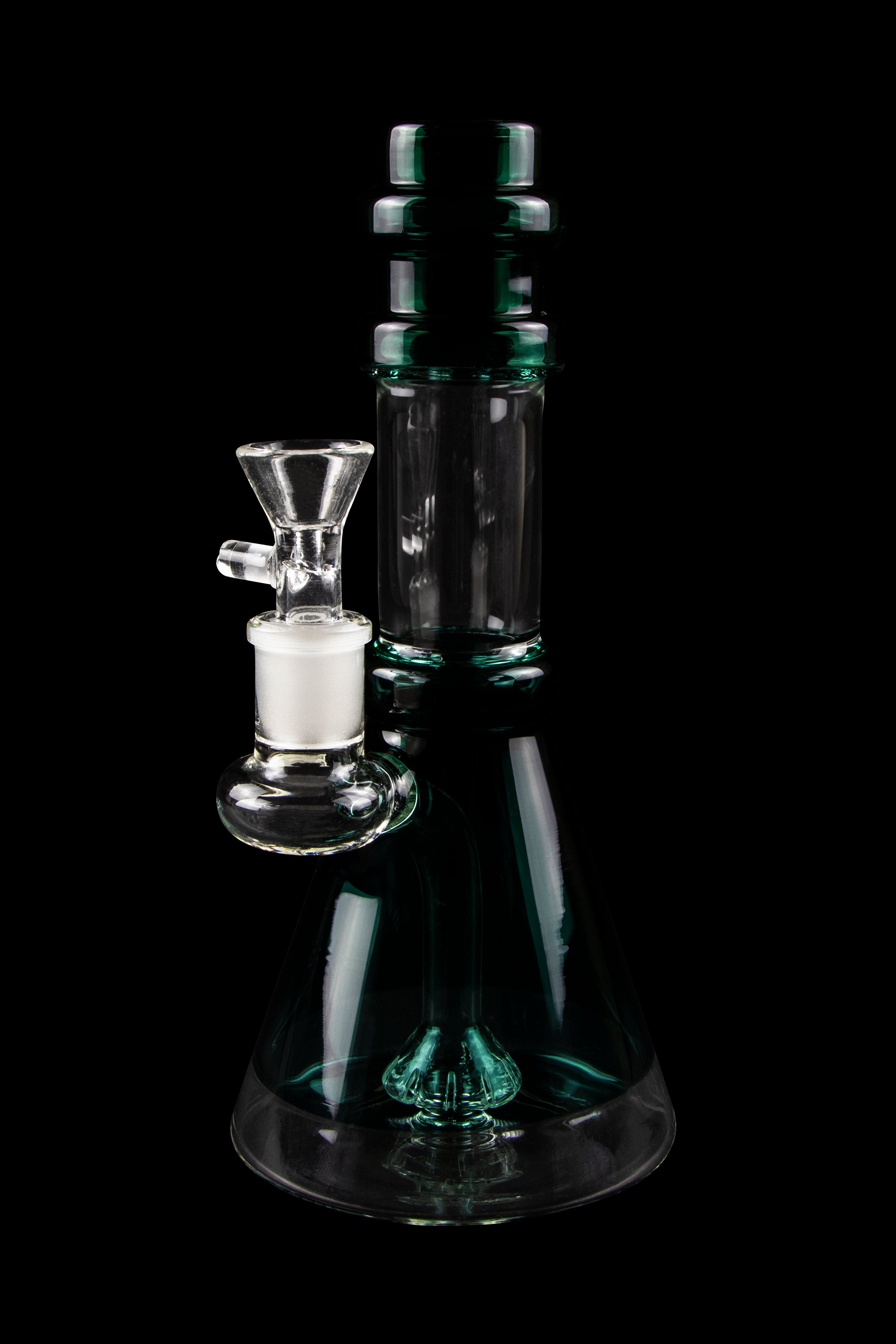Valiant Distribution Transparent Neck Water Pipe w/ Bowl & Banger