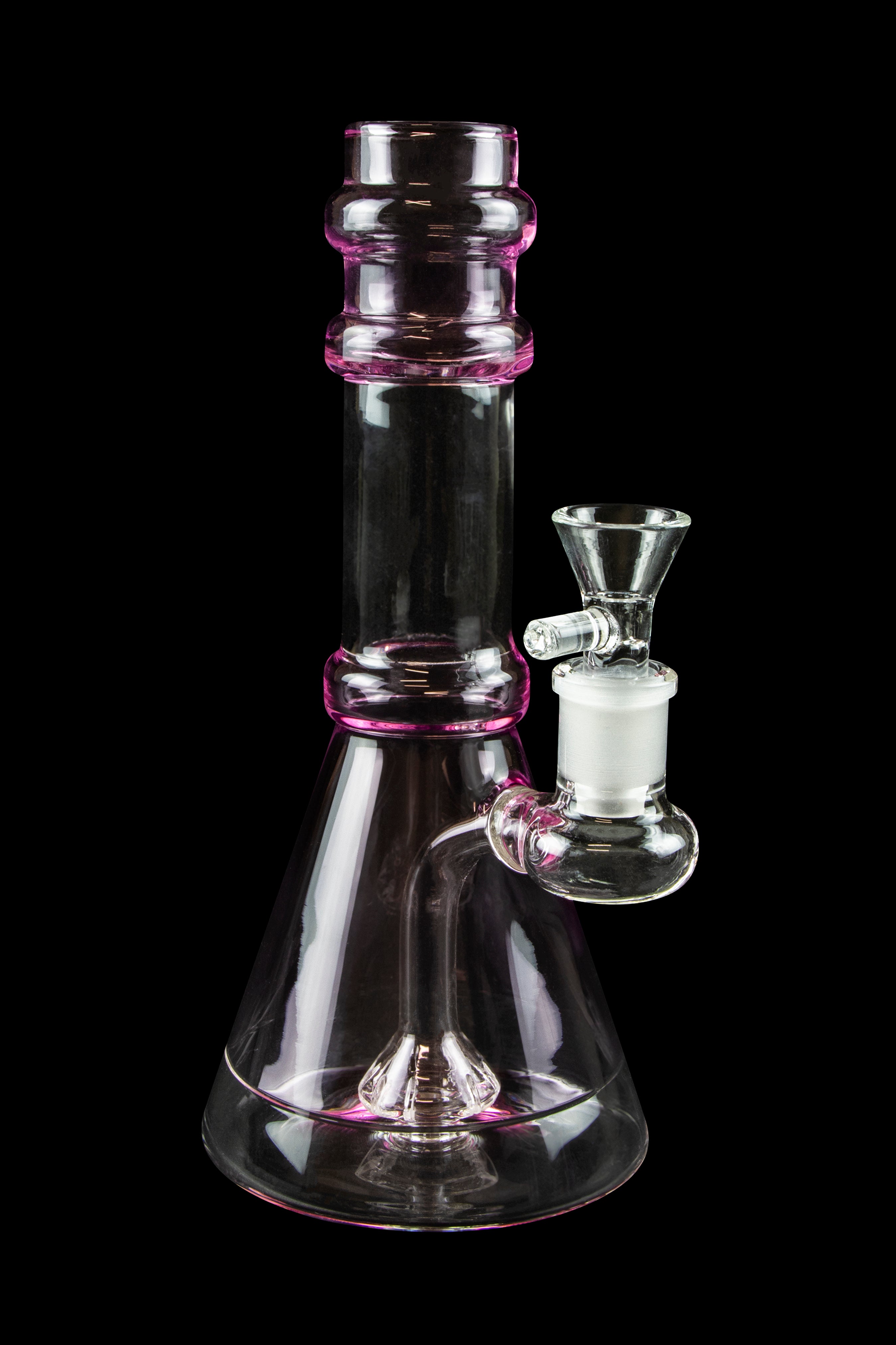 Valiant Distribution Transparent Neck Water Pipe w/ Bowl & Banger