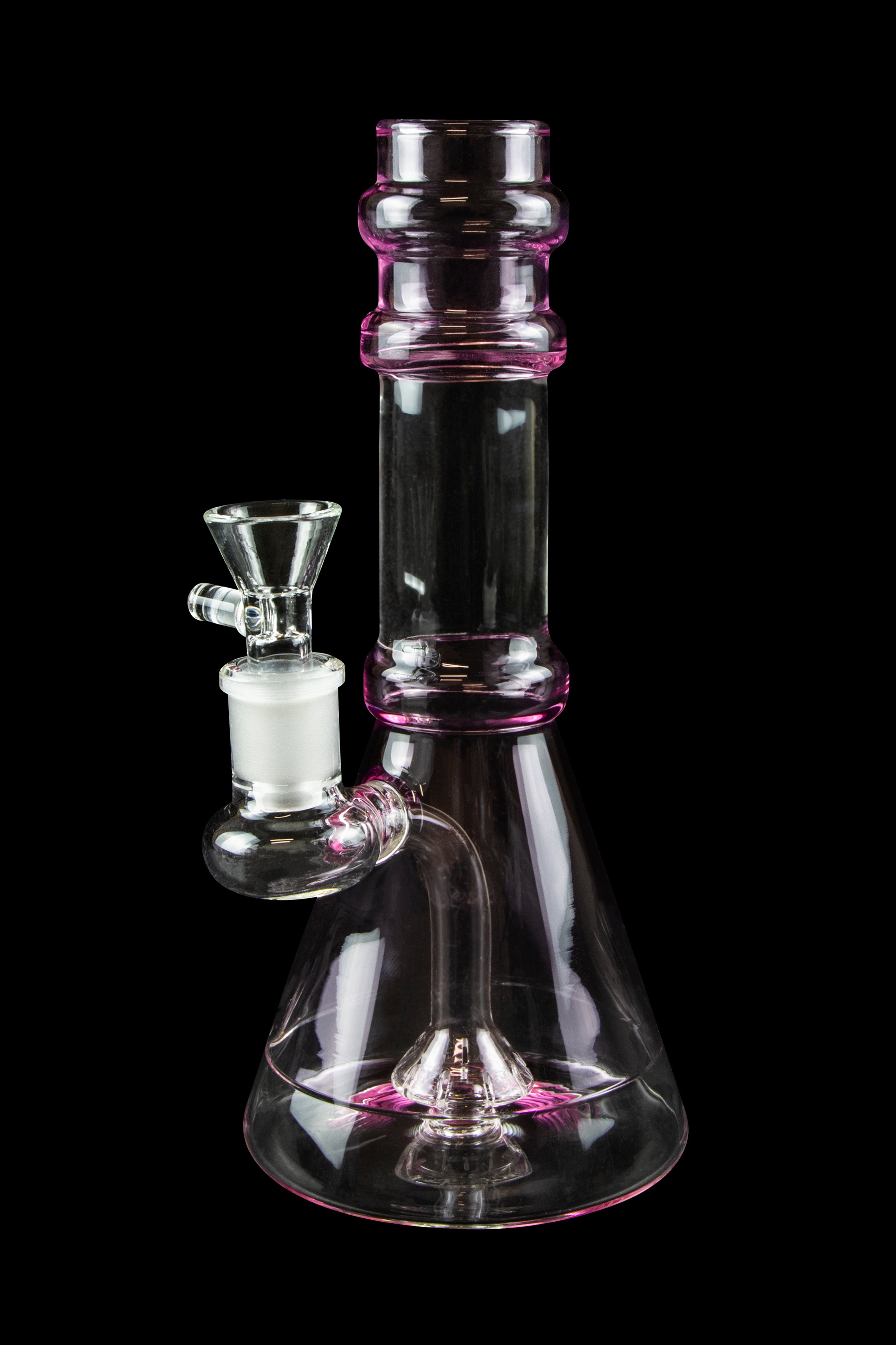 Valiant Distribution Transparent Neck Water Pipe w/ Bowl & Banger