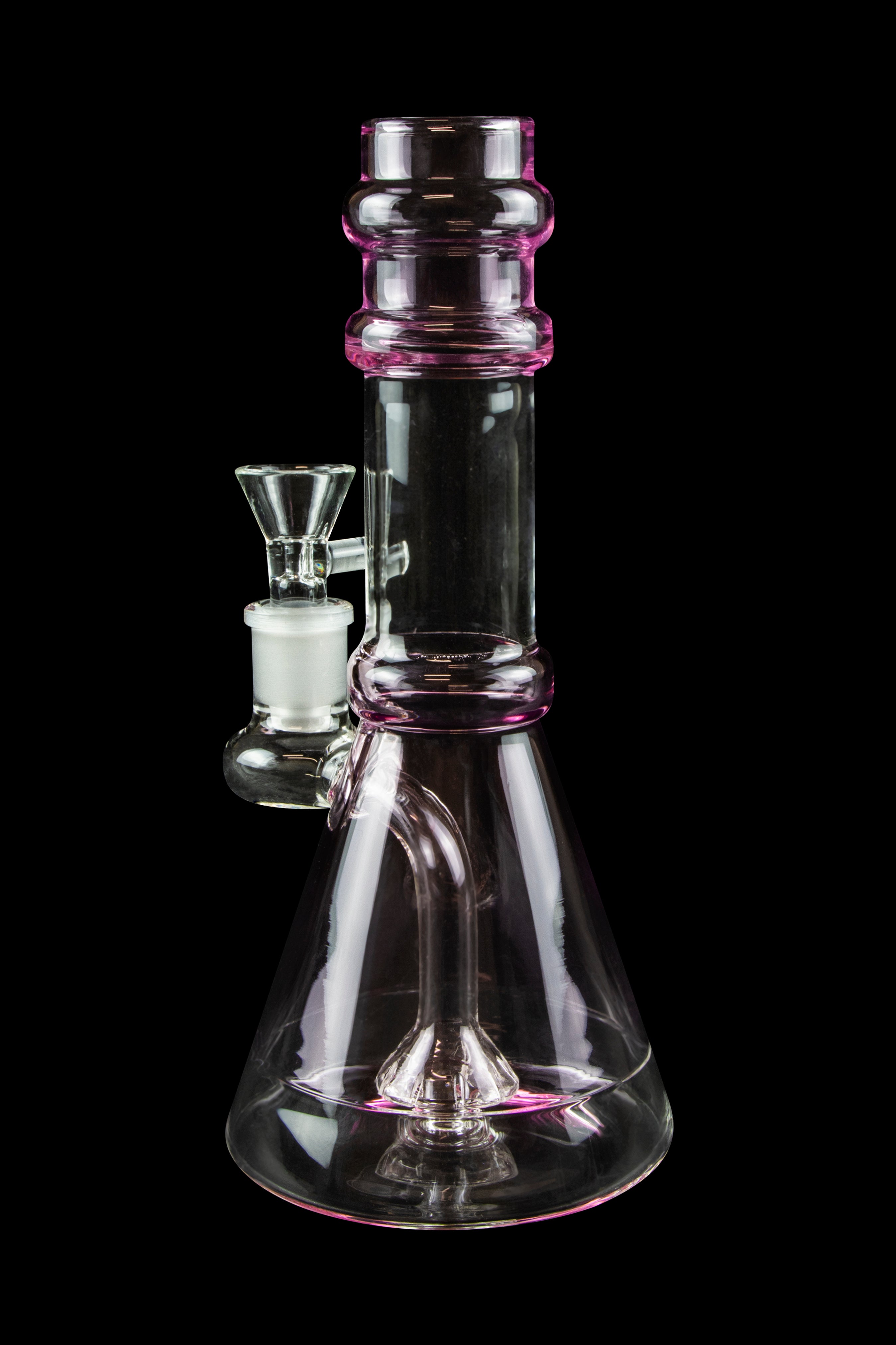 Valiant Distribution Transparent Neck Water Pipe w/ Bowl & Banger