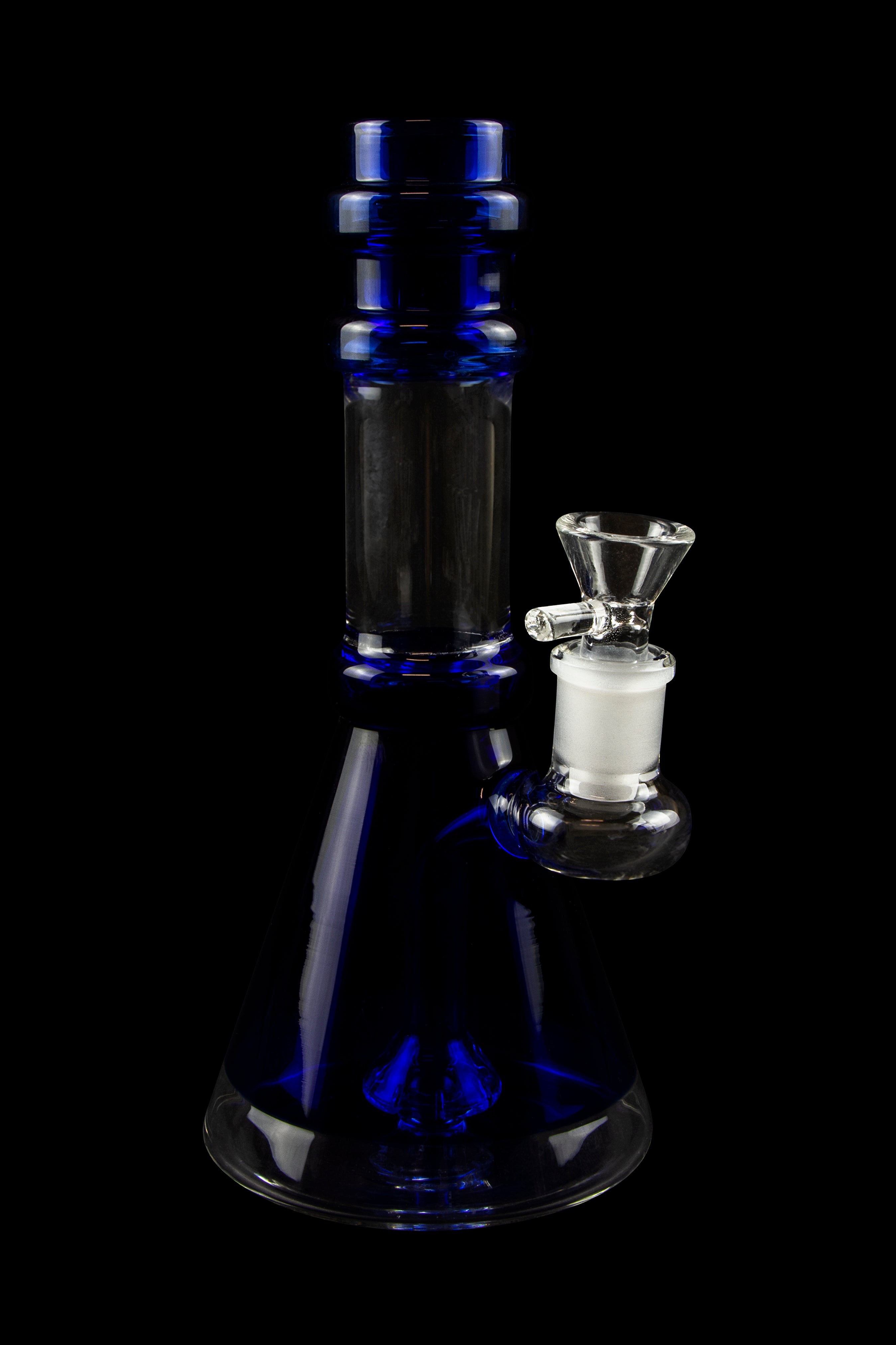 Valiant Distribution Transparent Neck Water Pipe w/ Bowl & Banger