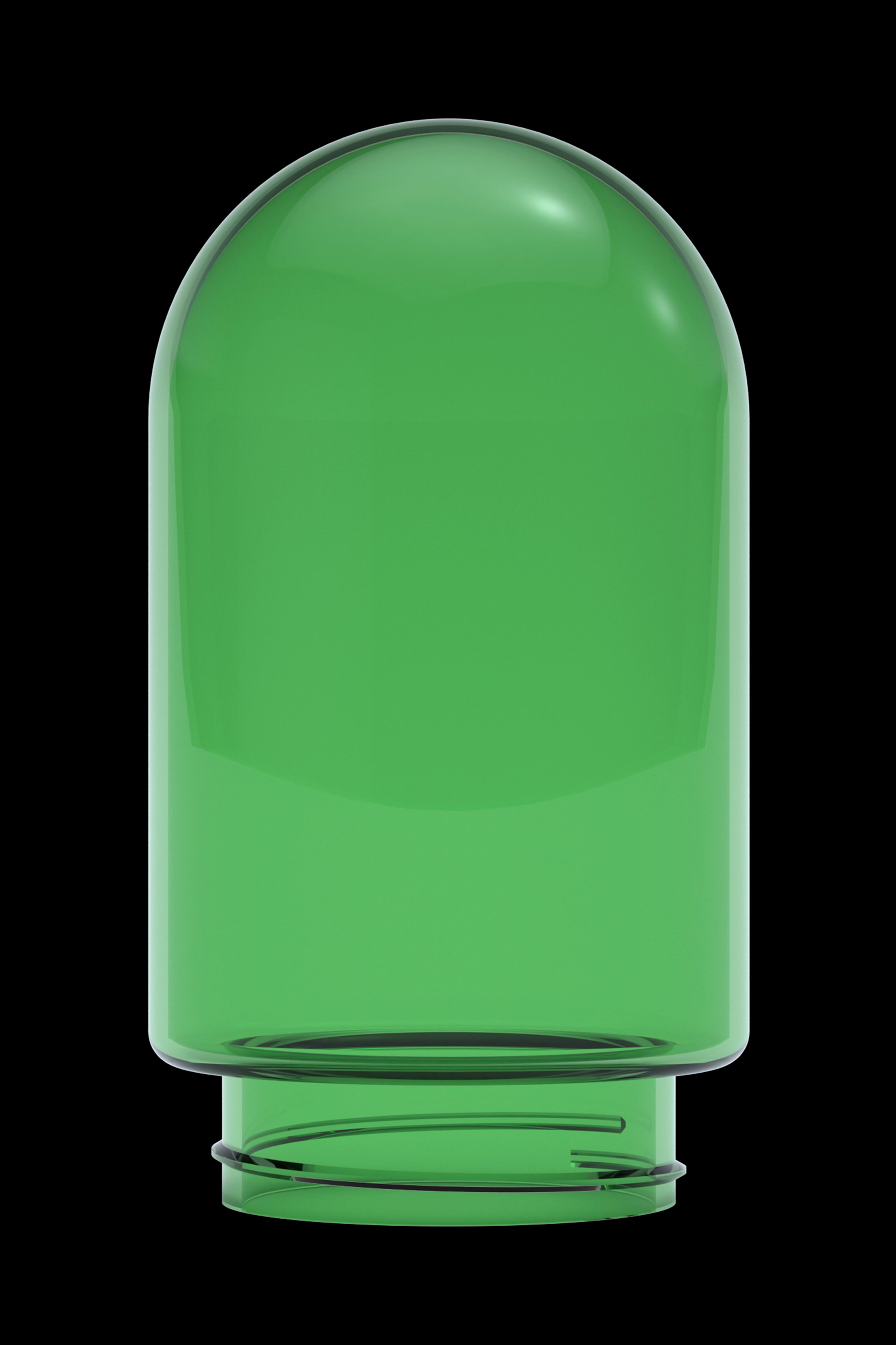 Green cannabis oil vial.