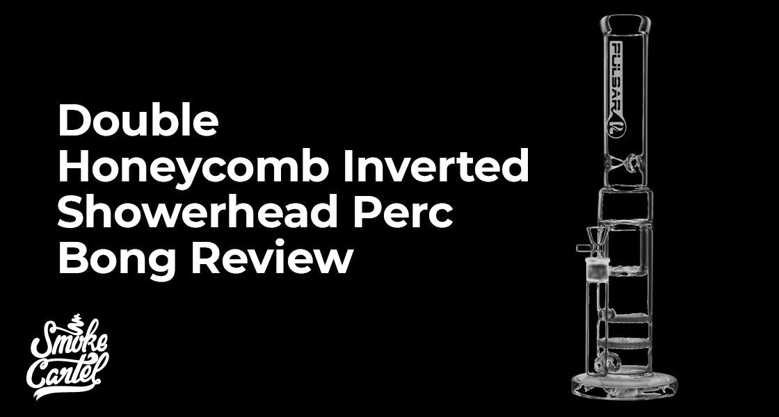Double Honeycomb Inverted Showerhead Perc Bong Review
