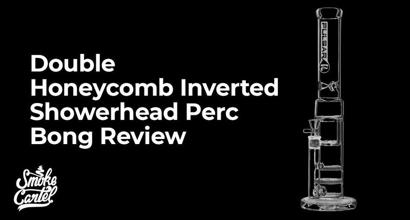 Double Honeycomb Inverted Showerhead Perc Bong Review