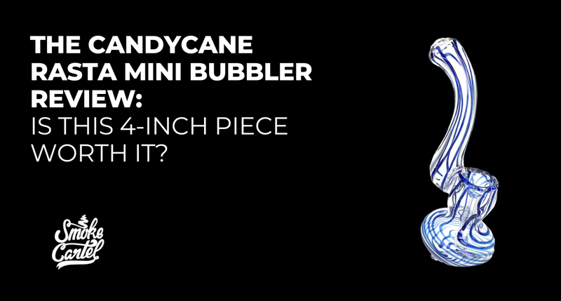 The Candycane Rasta Mini Bubbler Review: Is This 4-Inch Piece Worth It?