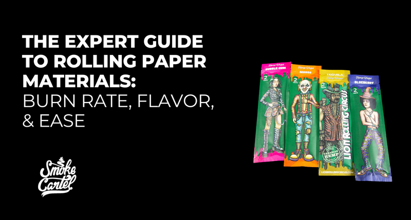 The Expert Guide to Rolling Paper Materials: Burn Rate, Flavor, & Ease