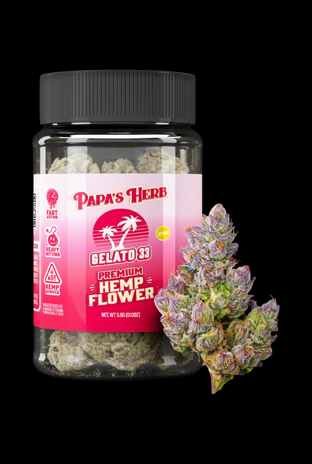 Papa's Herb GELATO 33 INDOOR THCa FLOWER