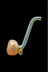 LA Pipes Skinny Glass Sherlock Pipe - The Flaco - LA Pipes Skinny Glass Sherlock Pipe - The Flaco