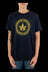 Mr Ganja Golden Emblem Cotton T-Shirt - Mr Ganja Golden Emblem Cotton T-Shirt
