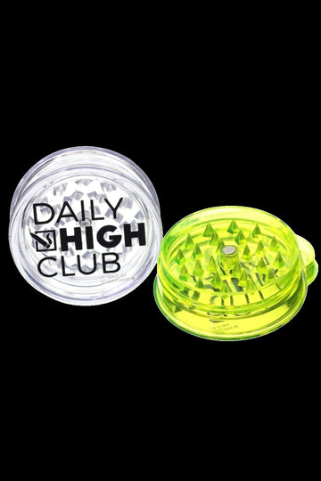 Daily High Club 3-Piece Acrylic Grinder - Daily High Club 3-Piece Acrylic Grinder