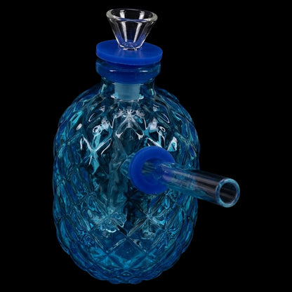 Glass Pineapple Mini Bong “Tropical Sipper” – 4″