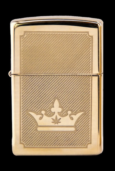Queen of Bud Zippo Golden Lines of Triumph 254b Lighter