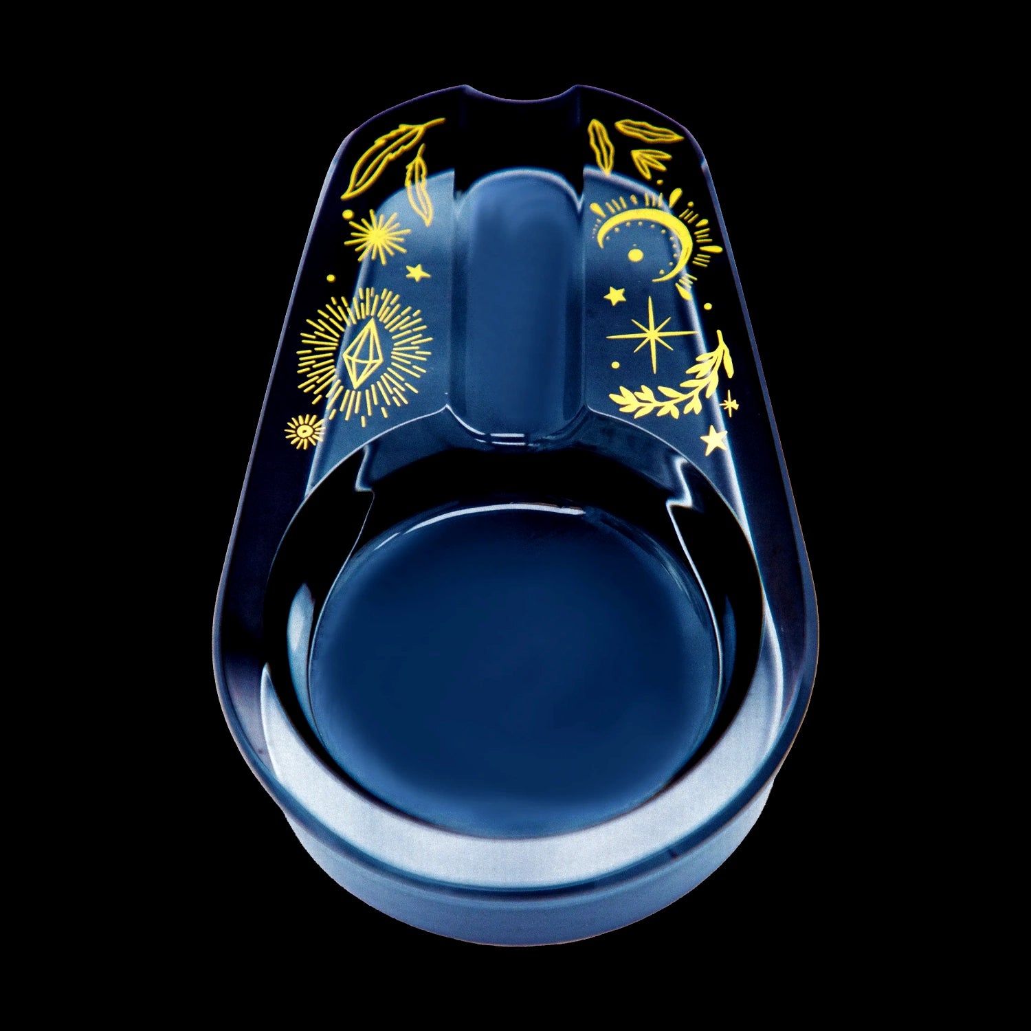 Famous Design - Astral Power Glass Ashtray - Black