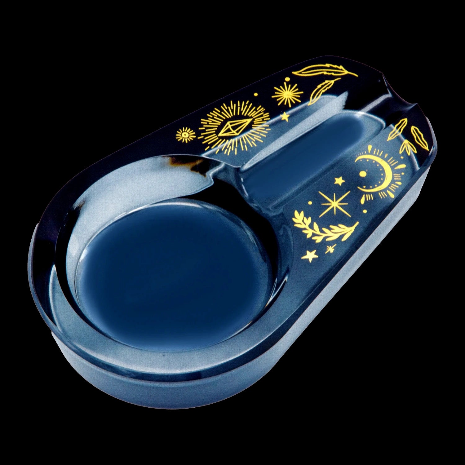 Famous Design - Astral Power Glass Ashtray - Black