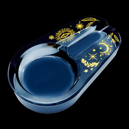Famous Design - Astral Power Glass Ashtray - Black