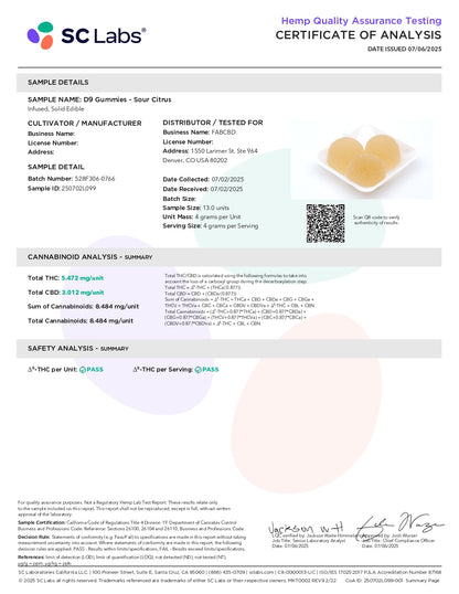 Delta 9 Gummies: 3-Pack