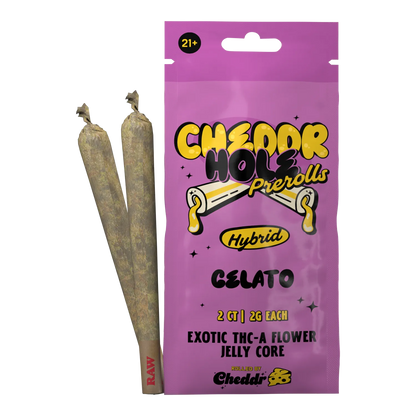 Cheddr Holes - 2g Jelly-Core Hash Holes (2-Pack) GELATO