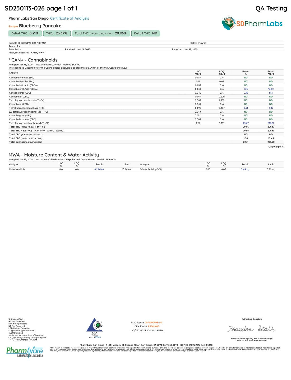 Cheddr BlueBerry Pancake - 3.5g