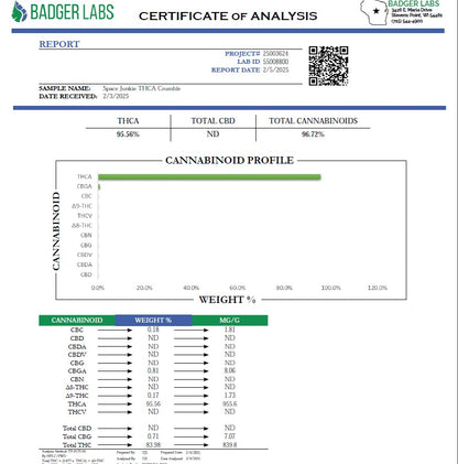 Cheddr Space Junkie Crumble - 2g