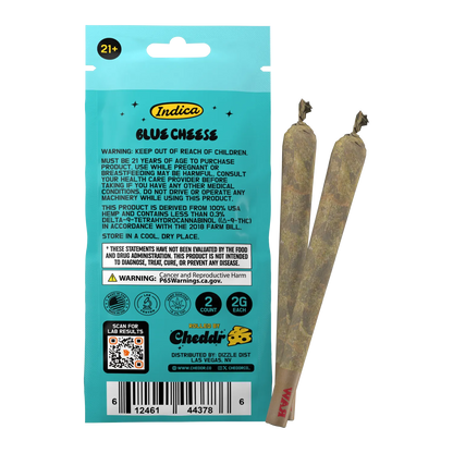 Cheddr Holes - 2g Jelly-Core Hash Holes (2-Pack) BLUE CHEESE