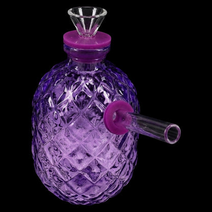 Glass Pineapple Mini Bong “Tropical Sipper” – 4″
