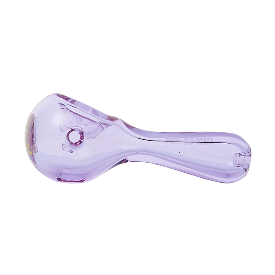 Gold spoon pipe featuring Ric Flair’s signature “Wooo!” catchphrase and dripping design. A collectible smoking accessory.