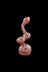 LA Pipes Color Raked Fumed Sherlock Bubbler Pipe - LA Pipes Color Raked Fumed Sherlock Bubbler Pipe