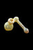 LA Pipes Fumed Sidecar Bubbler Pipe - The Colored Sidecar - LA Pipes Fumed Sidecar Bubbler Pipe - The Colored Sidecar
