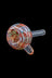 LA Pipes Color Raked Bubble Pull-Stem Slide Bowl - LA Pipes Color Raked Bubble Pull-Stem Slide Bowl