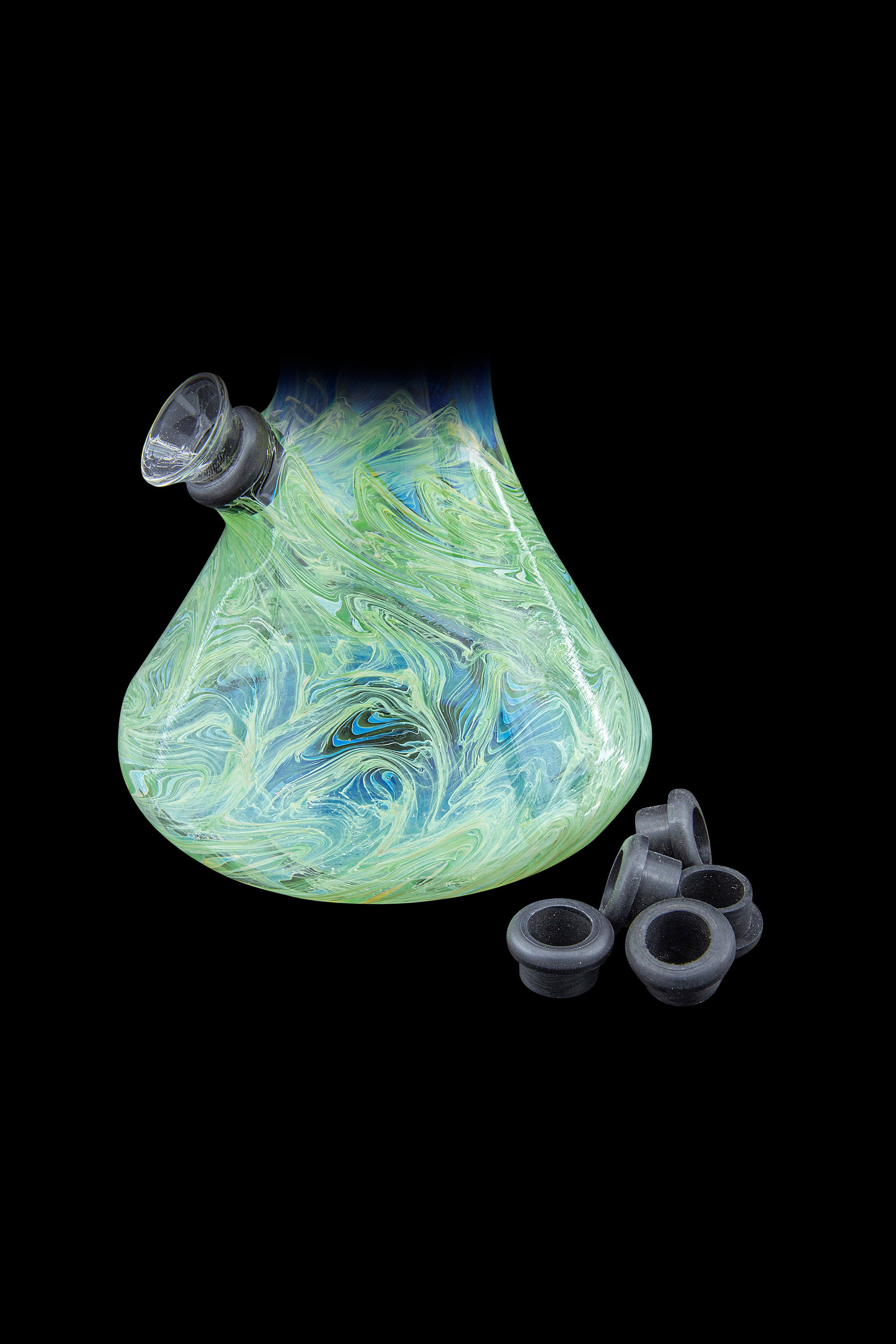 LA Pipes Rubber Grommet for Pull-Stem Bongs - 3 Pack