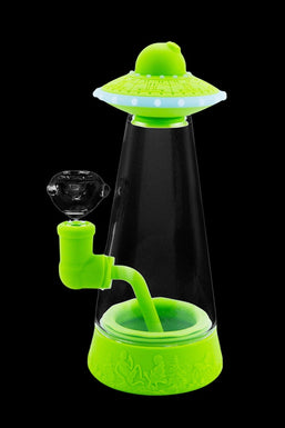 Cloud 8 Flying Saucer Silicone & Glass Water Pipe