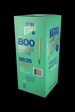Natura Pre-Rolled Cones Tower Box  – Standard Medium - 800 Pack